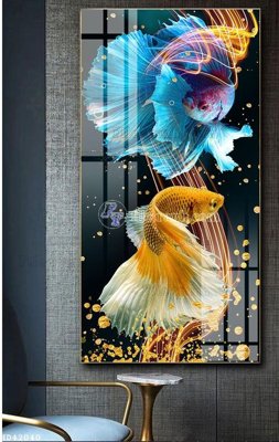 File gốc File bộ tranh treo hiện đại HD42040 (in mica) cắt laser