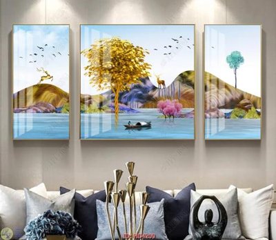 Tải file File tranh treo hiện đại HD4209 (gốc) chủ đề tâm linh