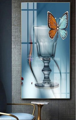 File in trần File bộ tranh treo hiện đại HD42116 (bản gốc) hoa văn