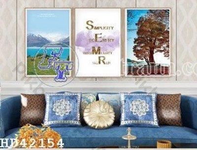 File PSD File bộ tranh treo hiện đại HD42154 (bản gốc) chất lượng nhất