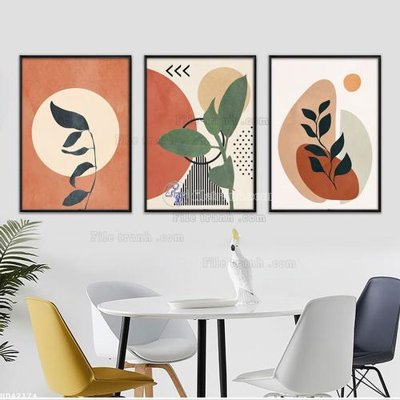 File in ấn chuyên nghiệp File bộ tranh treo hiện đại HD42174 (file gốc)