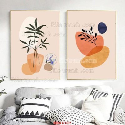 File gốc File tranh hiện đại treo tường HD42397 (trang trí) phòng làm việc