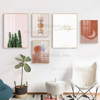 File gốc File tranh hiện đại treo tường HD42405 (PNG) trong suốt (transparent)