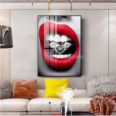 File gốc File tranh hiện đại treo tường HD42421 (in lụa) tranh mã đáo