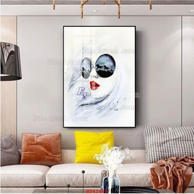 Download file gốc File tranh hiện đại treo tường HD42429 (in lụa) tranh 3D