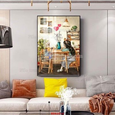 Tải file tranh gốc File tranh hiện đại treo tường HD42514 chất lượng cao