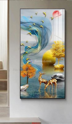 File tranh File tranh hiện đại treo tường HD42533 (ảnh gốc) in trần 3D