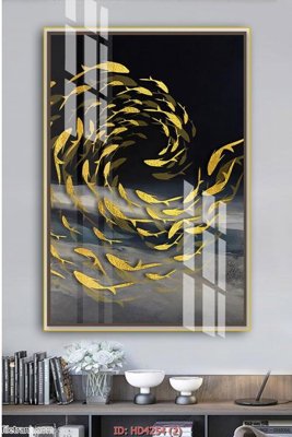 File in mica Tranh bộ hiện đại HD4254 (bản gốc) sắc sảo