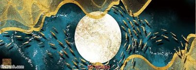 File tranh Tranh bộ hiện đại HD4262 (bản gốc) in lụa dán tường