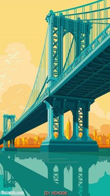 Tệp tin gốc Tranh bộ hiện đại HD4306 (dùng cho in ấn) chuyên nghiệp