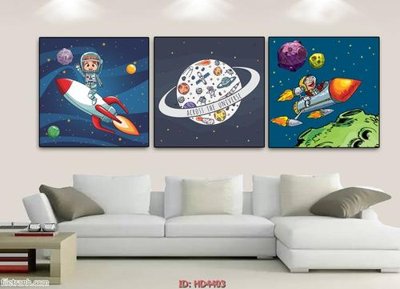 File in lụa Tranh bộ hiện đại HD4403 (phong cảnh) Tranh bộ hiện đại HD4403