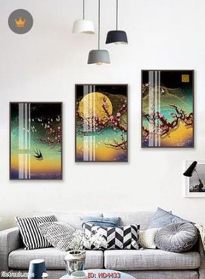 Mua file gốc Tranh bộ hiện đại HD4433 (in ấn) tại Filetranh.com