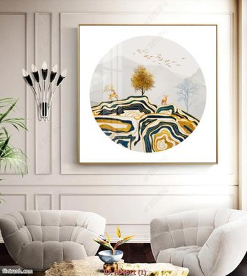 File PSD Tranh bộ hiện đại HD4611 (gốc) cho designer