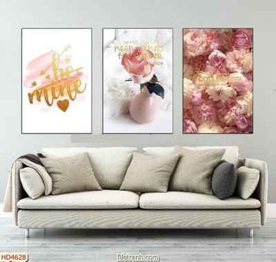 File in trần Tranh bộ hiện đại HD4628 (bản gốc) mây trời