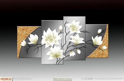 File gốc in ấn Tranh bộ hiện đại HD4632 chuẩn màu CMYK