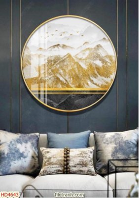 Chi tiết file gốc Tranh bộ hiện đại HD4643 (cho in tráng gương)