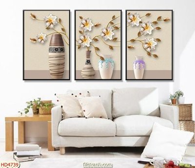 File tranh Tranh bộ hiện đại HD4739 (gốc) in backlit film