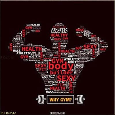 Tải file Tranh phòng gym HD4754 (gốc) in ấn chất lượng