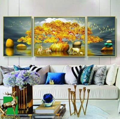 Tải file gốc Tranh bộ hiện đại HD4781 (in khổ lớn) không vỡ