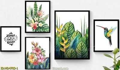 File in trần Tranh bộ hiện đại HD4783 (file gốc) phong thủy