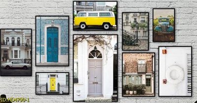 File PSD in ấn Tranh bộ hiện đại HD4790 (chất lượng cao)