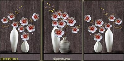 Tải file Tranh bộ hiện đại HD4838 (ảnh gốc) in tranh kính