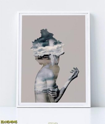 File in mica File tranh bộ hiện đại HD4945 (bản gốc) sắc sảo