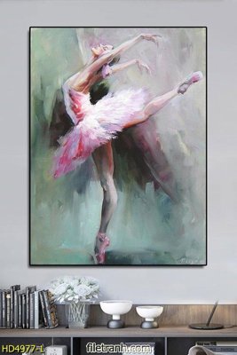 File gốc File tranh bộ hiện đại HD4977 (thiết kế) độc quyền