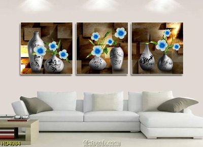 Tải file File tranh bộ hiện đại HD4984 (ảnh gốc) in tranh kính