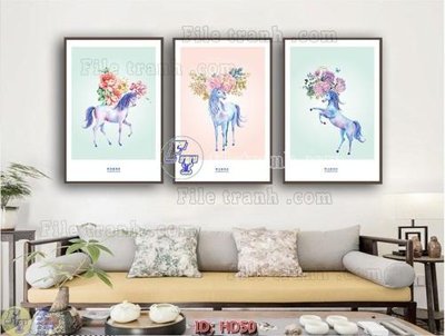 File in trần File tranh hiện đại HD50 (bản gốc) phong cảnh