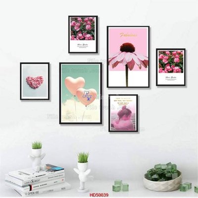 File tranh gốc File tranh treo bộ 6 tấm bắc âu HD50039 (bản quyền) Filetranh.com