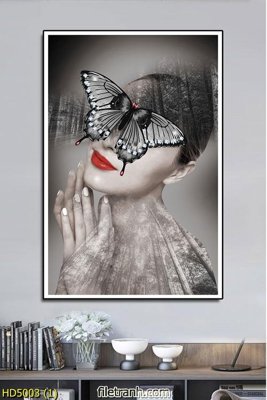 File PSD File tranh bộ hiện đại HD5003 (gốc) nhiều lớp (multi-layer)