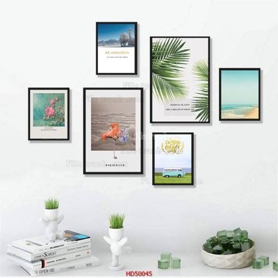 Download file File tranh treo bộ 6 tấm bắc âu HD50045 (gốc) cho xưởng in