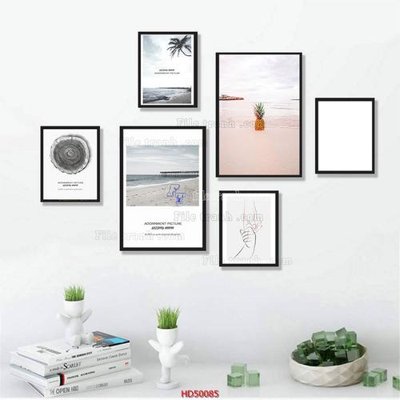 Download file gốc File tranh treo bộ 6 tấm bắc âu HD50085 (in lụa) tranh 3D