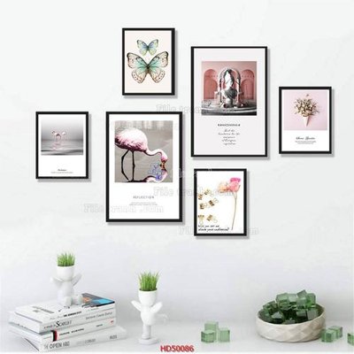 File in ấn File tranh treo bộ 6 tấm bắc âu HD50086 (bản gốc) từ file gốc