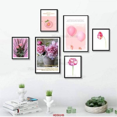 File tranh gốc File tranh treo bộ 6 tấm bắc âu HD50149 (sắc nét từng chi tiết)