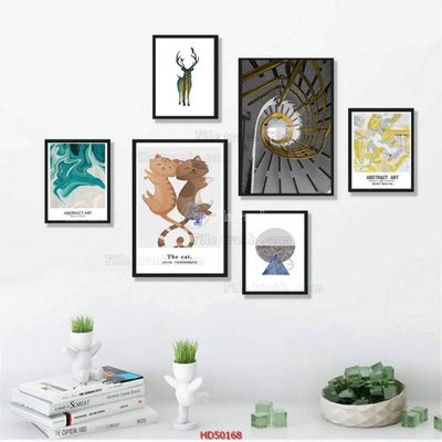 Tải file gốc File tranh treo bộ 6 tấm bắc âu HD50168 (bản PSD) gốc