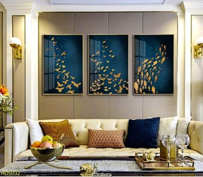 File tranh File tranh bộ hiện đại HD5032 (ảnh gốc) in trần 3D