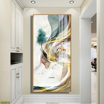 File gốc File tranh bộ hiện đại HD5048 (thiết kế) độc quyền