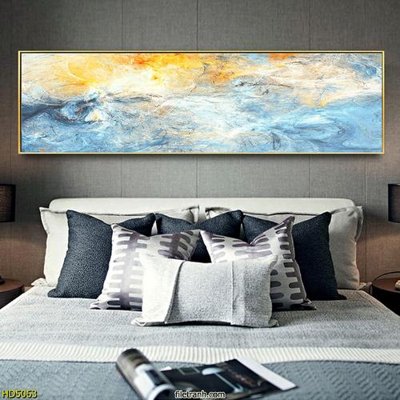 File ảnh File tranh bộ hiện đại HD5063 (gốc) in PP, decal