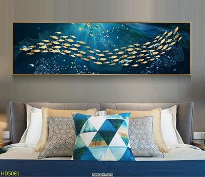 Hình ảnh file gốc in trần nhà File tranh bộ hiện đại HD5081