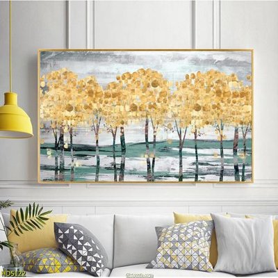 File gốc File tranh bộ hiện đại HD5122 (in lụa) tranh mã đáo