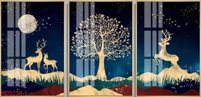 Tải file File tranh bộ hiện đại HD5238 (ảnh gốc) in gạch men