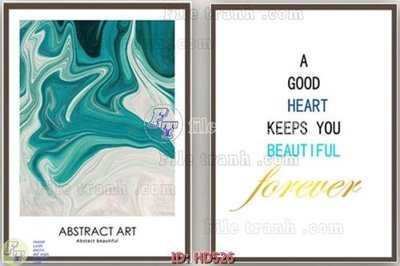 File gốc File tranh hiện đại HD526 (bản quyền) cho in ấn