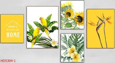 File in trần File tranh bộ hiện đại HD5304 (bản gốc 3D) sống động