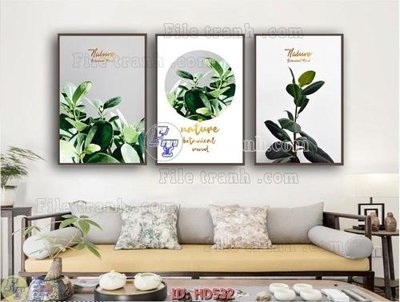 File in trần File tranh hiện đại HD532 (bản gốc) phong cảnh