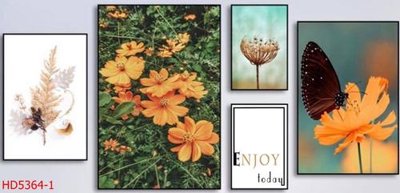 File gốc File tranh bộ hiện đại HD5364 (in tráng gương) nghệ thuật