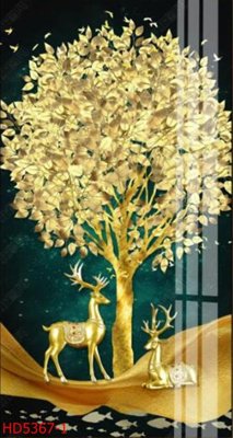 File tranh gốc in trần nhà File tranh bộ hiện đại HD5367 3D