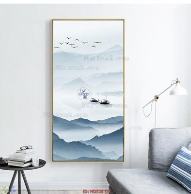 File gốc File tranh hiện đại HD536 (in 3D) cho trang trí