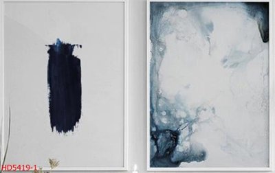 File gốc File tranh bộ hiện đại HD5419 (in lụa) họa tiết 3D